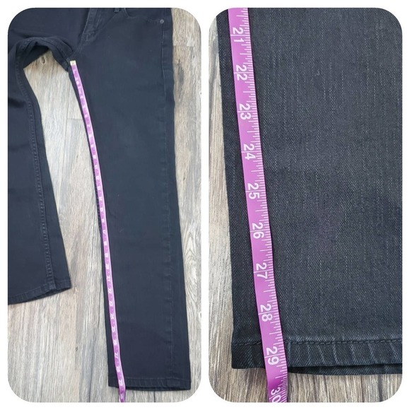 Levis 511 Men Denim Stone Wash Dark Slim Fit Zip Fly Casual Jeans Size 29x30 - Picture 11 of 11